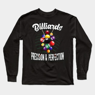 Billiards Pool Billiard vintage 8-Ball Long Sleeve T-Shirt